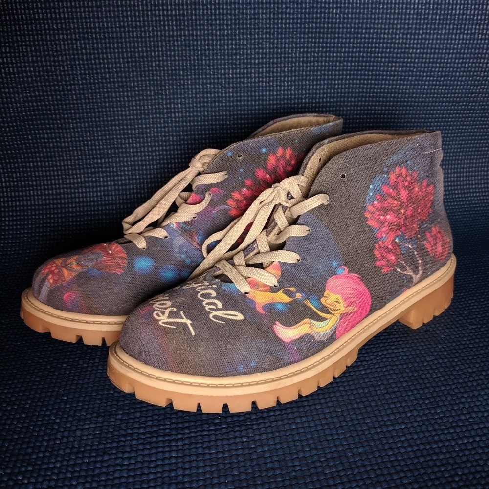 Cotto Magical Forest Graphic Canvas Boots